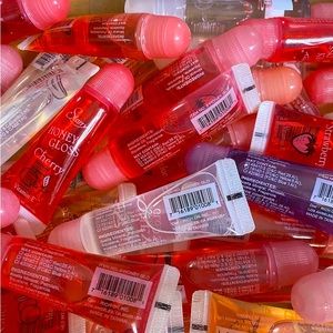 3 pc BR Lip Glow Kissing fruit lip gloss + 2 pc Starry Fruity lip gloss